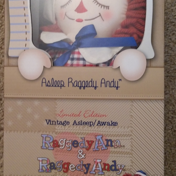 DOLL SALE! Raggedy Ann & Andy Collectors Aurora Ra vintage. New sleep/Awake - Picture 10 of 15